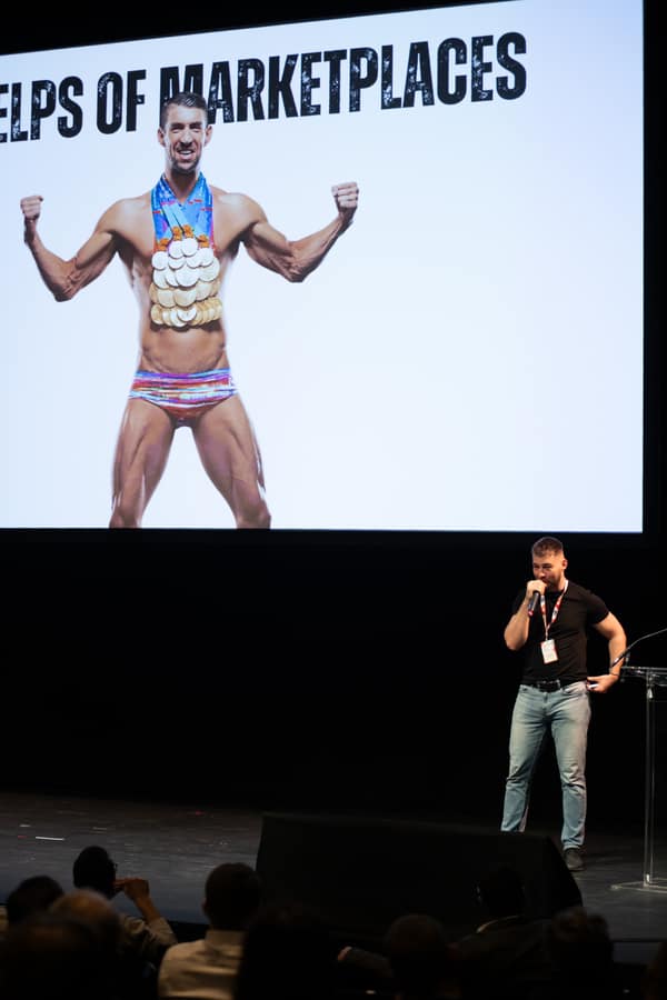Speaker on the marketplaces keynote