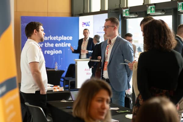Networking at the eMAG Marketplace stand