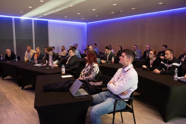 Audience during a session