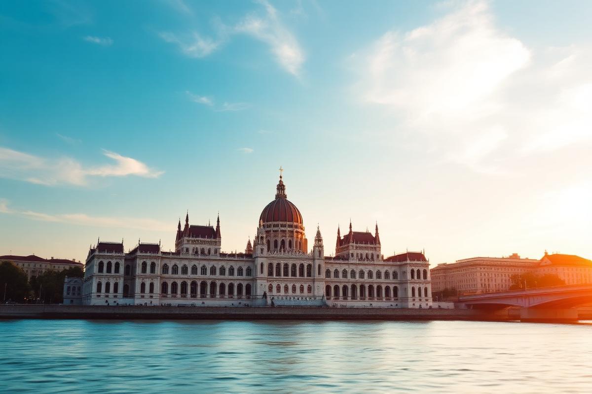 Budapest Parliament along the Danube